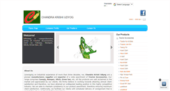 Desktop Screenshot of chandrakrishiudyog.com